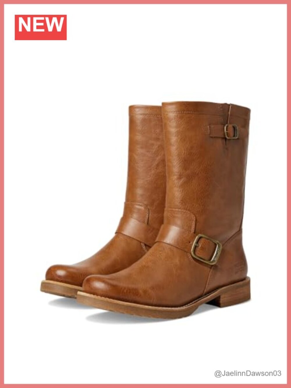 Pull-On Ankle Bootie - Antiqued Tumbled Leather, Round Toe